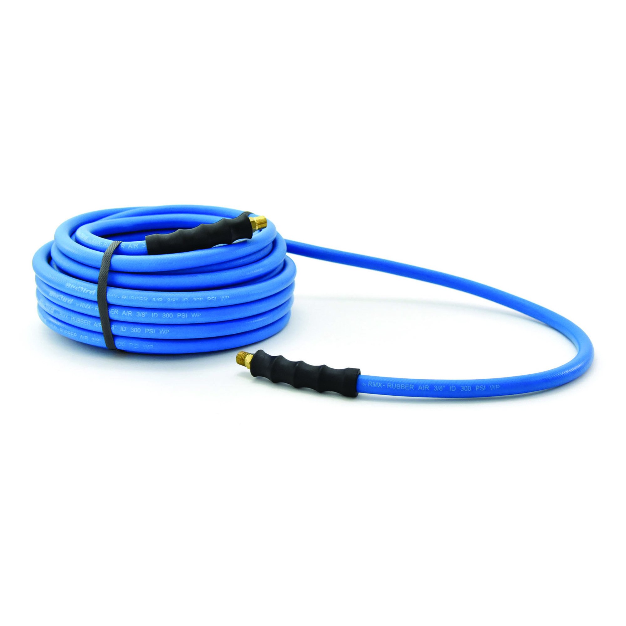 BluBird, Rubber Air Hose Assembly 3/8in.x25ft., Hose Diameter 3/8 in, Hose Length 25 ft, Model# BB3825